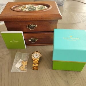 kate spade watch + jewelry box